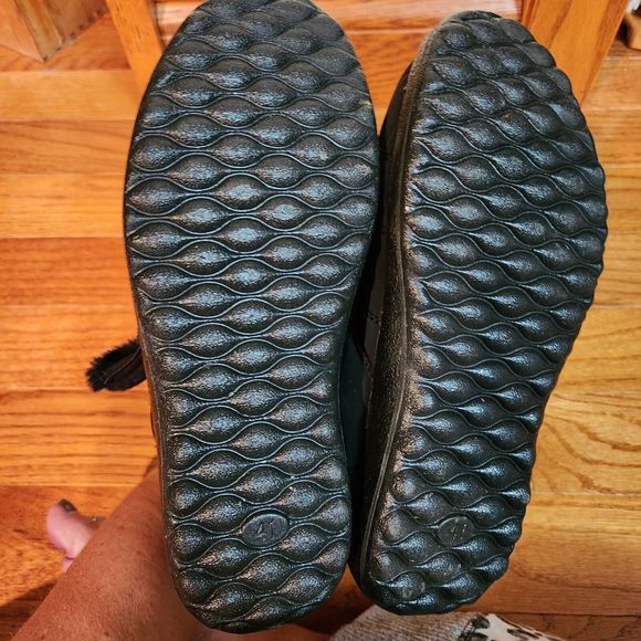 BJ Womens Slip On Zipper Quilted Boots US Size 41 Black - Picture 5 of 12